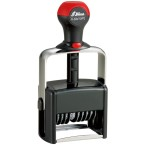 Shiny 64410/PL Heavy Duty Number Stamp with Text Made Daily Online! Free same day shipping. No sales tax - ever.