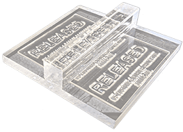 3 x 3 Acrylic SEE-THRU Stamps Made Daily Online! Free same day shipping. Excellent customer service. No sales tax - ever.