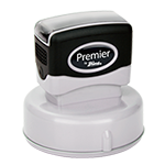 Order the Shiny Premier 655 Multi Surface stamp for a 2 inch diameter impression on glossy surfaces. Free same day shipping. Excellent customer service. No sales tax - ever.
