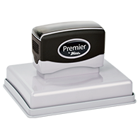 The Shiny Premier 700 Stamp is the perfect size for your larger sized stamp needs. Free same day shipping. Excellent customer service. No sales tax - ever.