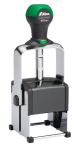 Shiny self-inking heavy metal stamps made daily online. Has a heavy metal frame tested for over 1,000,000 impressions. Select from 8 bright colors in water-based ink that will last for several thousand impressions before re-inking. 100% Guaranteed.