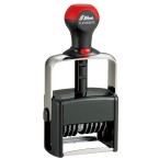 Shiny 61608PL Heavy Duty Number Stamp with Text Made Daily Online! Free same day shipping. No sales tax - ever.