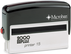 For your wider stamping needs, like web addresses or long messages, the COLOP Printer 15 custom stamp is a perfect fit. No sales tax ever.