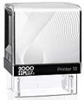 Leave your mark in small spaces with the 2000 Plus Printer 10 self-inking stamp from Denver Stamps. No sales tax ever.