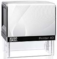 Put an end to your repetitive writing tasks with the 2000 Plus Printer 40 self-inking custom rubber stamp direct from the manufacturer. No sales tax ever.