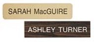 2" x 8" Custom Engraved Plastic Sign Made Daily Online! No Sales Tax - Ever.