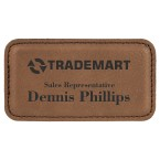 Leather name tags made daily online. Free same day shipping. No sales tax - ever.