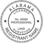Alabama Licensed Land Surveyor Seals