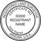 Arizona Registered Land Surveyor Seals
