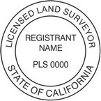 California Licensed Land Surveyor Seals