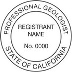California Professional Geologist Seals