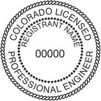 Colorado Licensed Professional Engineer Seals