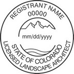 Colorado Licensed Landscape Architect Seals