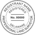 Delaware Professional Land Surveyor Seals
