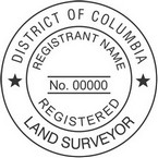 District of Columbia Registered Land Surveyor Seals