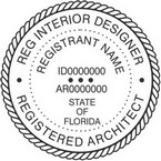 Florida Registered Architect and Interior Designer Seals