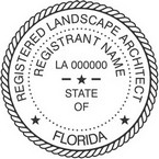 Florida Registered Landscape Architect Seals