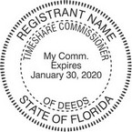 Florida Timeshare Commissioner Seals