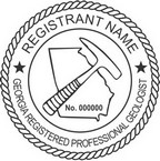 Georgia Registered Professional Geologist Seals