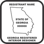 Georgia Registered Interior Designer Seals 