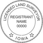 Iowa Licensed Land Surveyor Seals