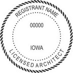 Iowa Licensed Architect Seals
