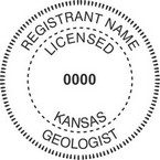 Kansas Licensed Geologist Seals