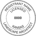Kansas Licensed Landscape Architect Seals