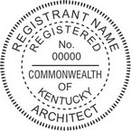Kentucky Registered Architect Seals
