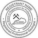 Kentucky Registered Professional Geologist Seals