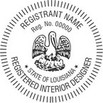 Louisiana Registered Interior Designer Seals