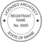 Maine Licensed Architect Seals