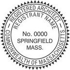 Massachusetts Registered Architect Seals