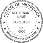 Michigan Registered Forester Seals
