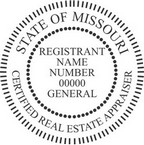 Missouri Certified Real Estate Appraiser Seals