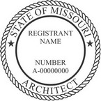 Missouri Registered Architect Seals