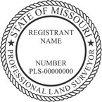 Missouri Professional Land Surveyor Seals