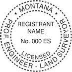 Montana Licensed Professional Engineer and Land Surveyor Seals