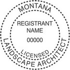 Montana Licensed Landscape Architect Seals