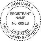 Montana Licensed Professional Land Surveyor Seals
