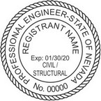 Nevada Civil and Structural Professional Engineer Seals