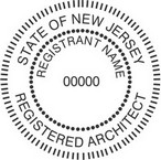 New Jersey Registered Architect Seals