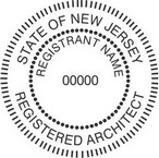 New Jersey Registered Architect Seals
