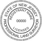 New Jersey Licensed Professional Land Surveyor Seals