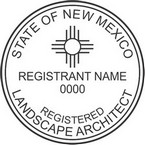 New Mexico Registered Landscape Architect Seals