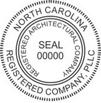 North Carolina Registered Architectural Company Seals