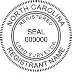North Carolina Registered Land Surveyor Seals