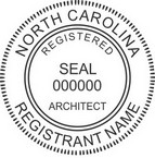 North Carolina Registered Architect Seals