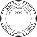 North Dakota Licensed Architect Seals