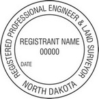 North Dakota Registered Professional Engineer and Land Surveyor Seals